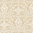 Breathtaking Blues - Damask - Ecru