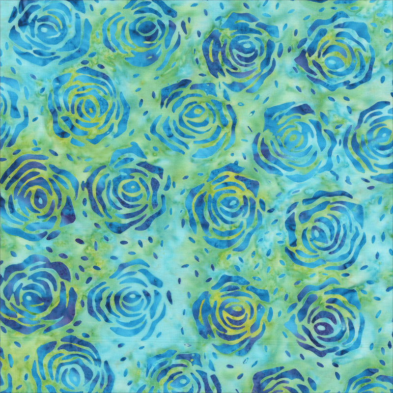 QE 7 Splendor - Roses - Aquamarine