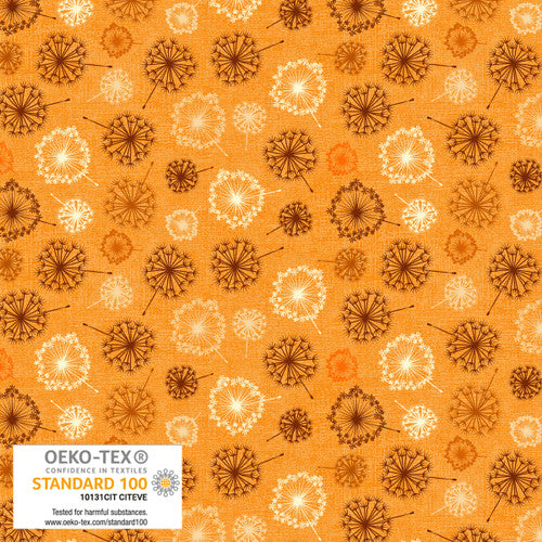 Quilting Rainbow - Blowflower - Light Orange