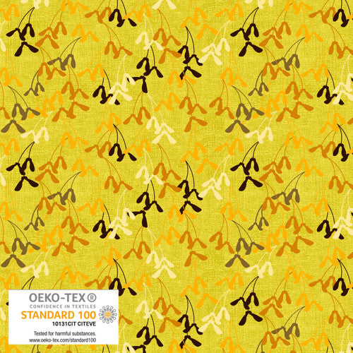Quilting Rainbow - Maple Seed - Light Yellow