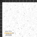 Snow Crystals - Trailing Stars - White/Silver