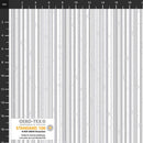 Snow Crystals - Stripe - White/Silver
