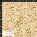 Snow Crystals - Diamond - Beige/Gold