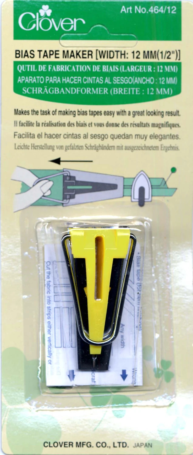 Bias Tape Maker - 1/2" (12mm)