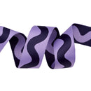 Floral Reef Webbing - Big Squiggle - Ultraviolet