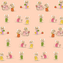 Heather Ross Favorites - Country Mouse / City Mouse - Blush