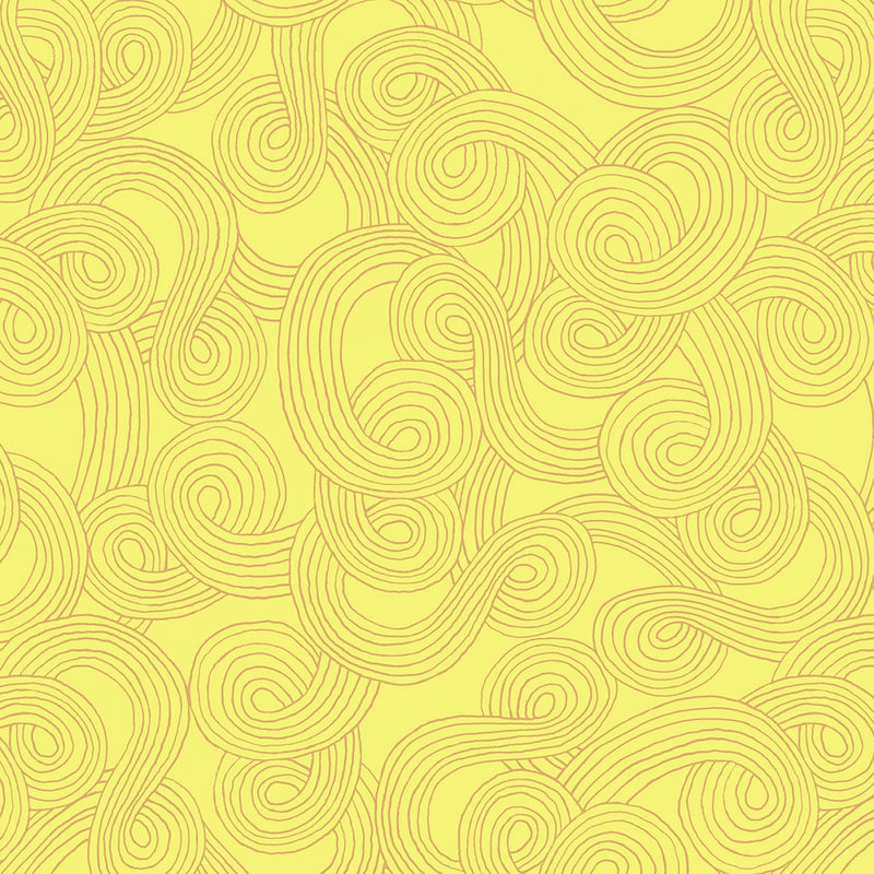 Bright World - Spirals - Mellow Yellow