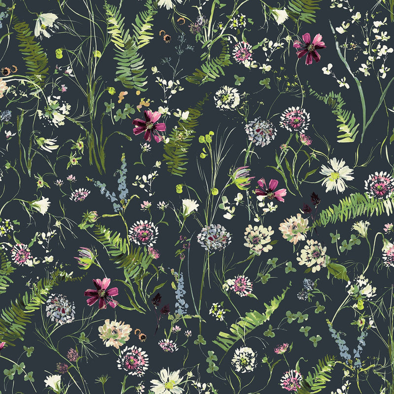 Perennial Knit - Flowerfield - Indigo