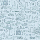 Robin - Garden Toile - Sky