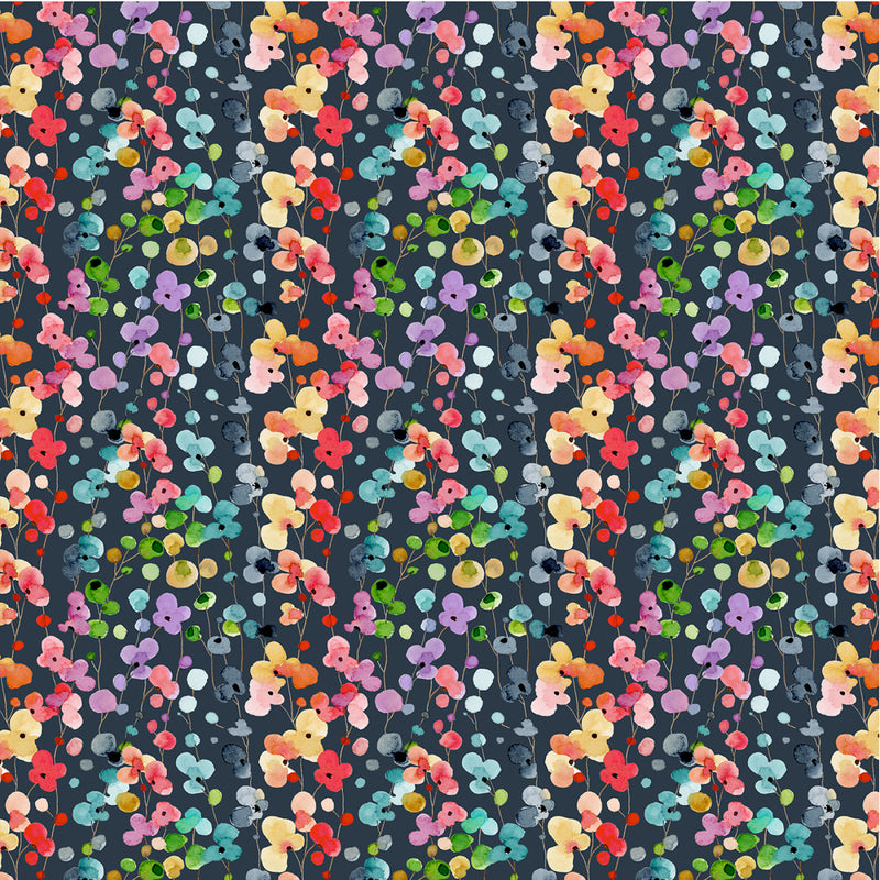 Wild Meadow - Petite Blooms - Navy