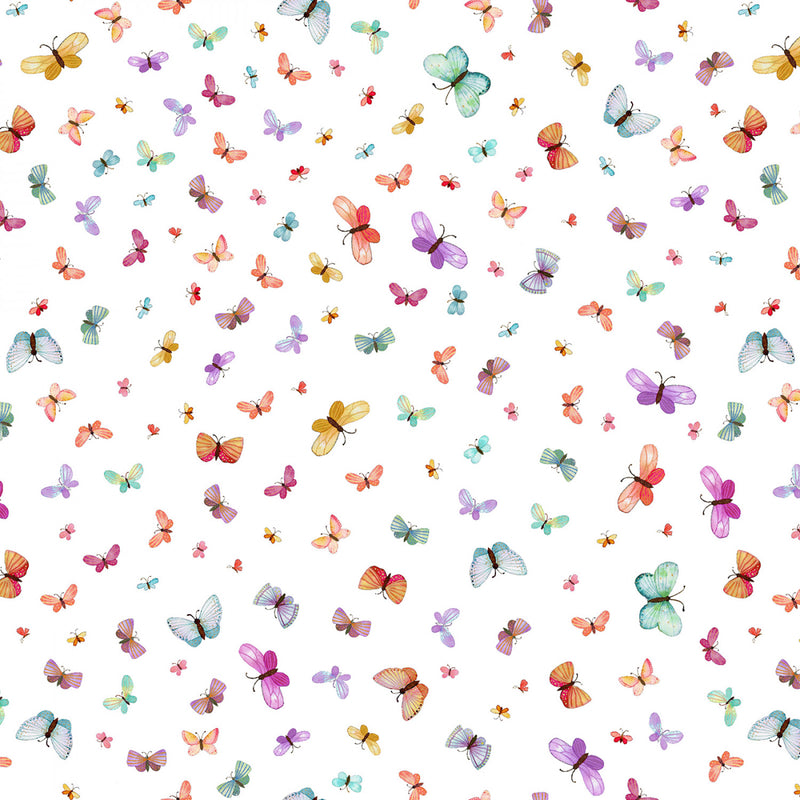 Wild Meadow - Butterflies - White