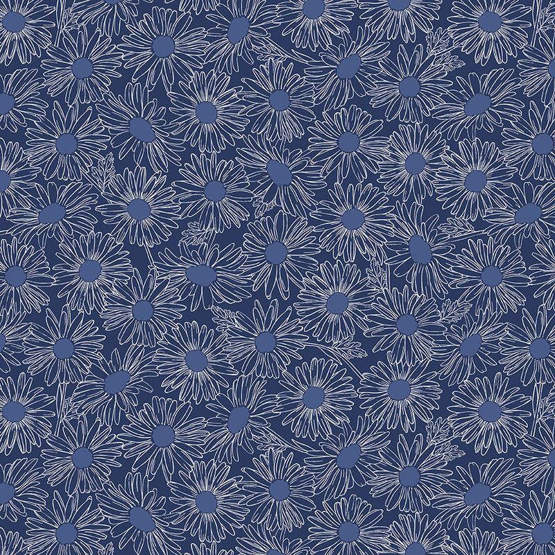 Front Porch - Daisy Field - Navy