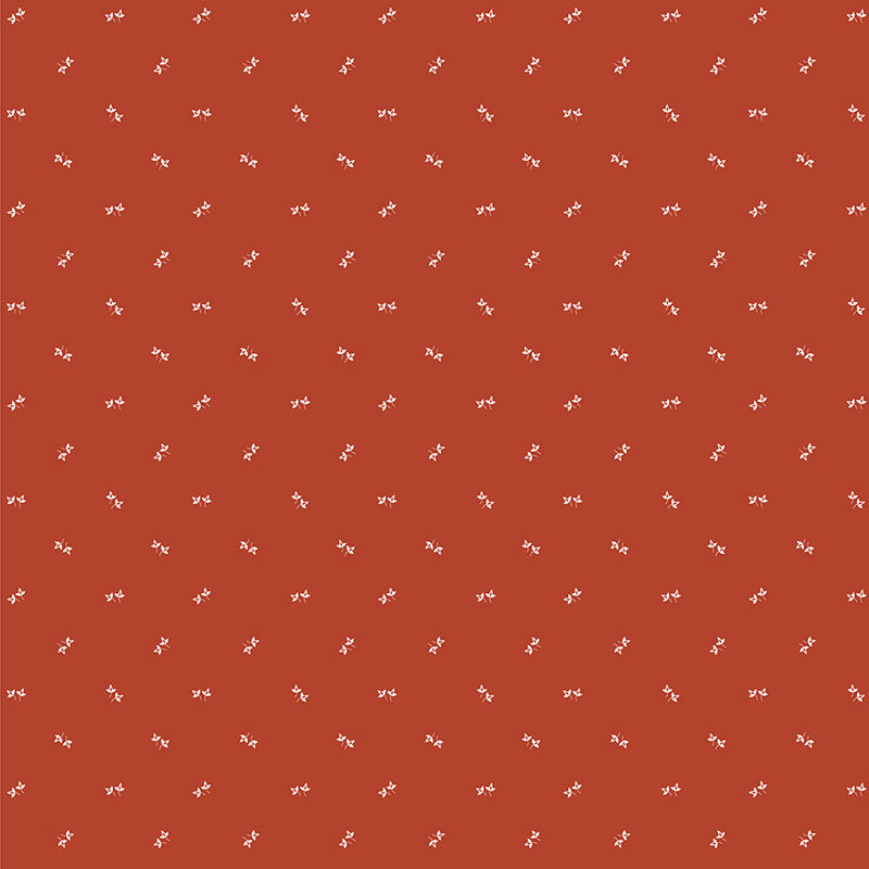 Front Porch - Sprinkled Leaves - Red