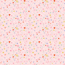 Rainbow Vale - Confetti Sparkle - Pale Pink