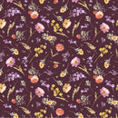 Aviva - Floral Charm - Aubergine