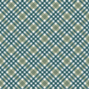 Honeycrisp - Cozy Plaid - Ivory/Spruce