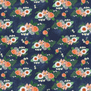 Villa Sol - Floral Bunches - Navy