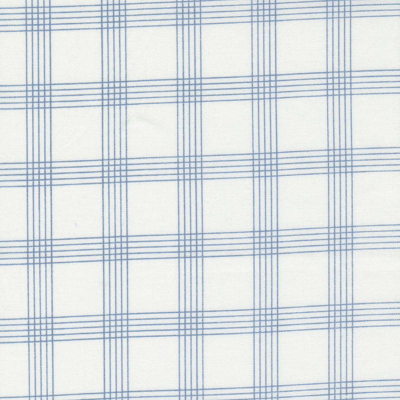 Nantucket Summer - Plaid - Cream Blue