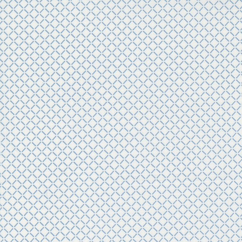 Nantucket Summer - Sail Check - Cream Blue