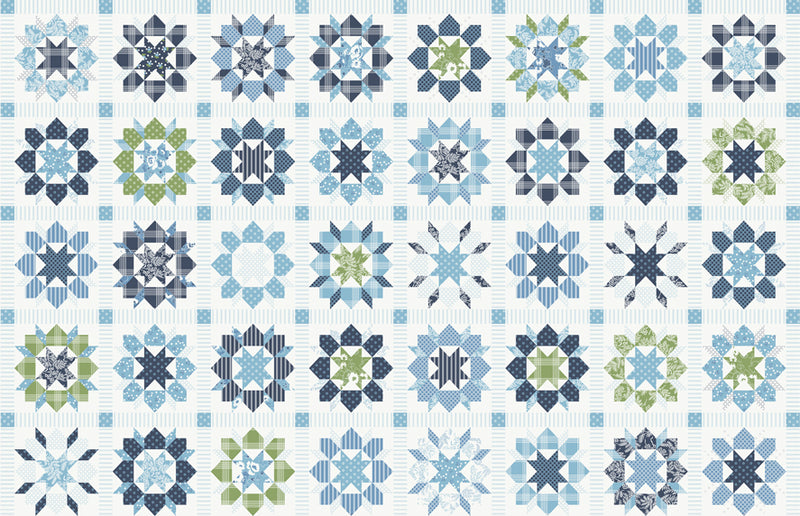 Nantucket Summer - 60" Swoon Cheater Panel - Multi