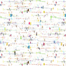 Painted Path - Starts and Stops - White/Multi