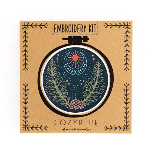 Embroidery Kit - Blue Moon