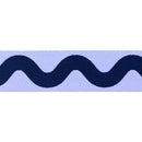 Floral Reef Webbing - Big Squiggle - Marine