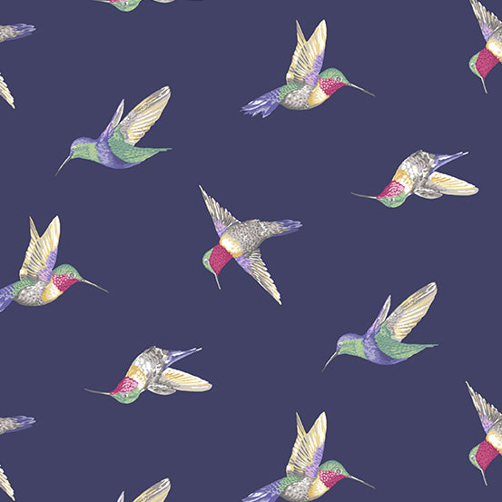 Avalon - Hummingbirds - Blue