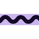 Floral Reef Webbing - Big Squiggle - Ultraviolet