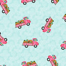 Country Fair - Trucks Tossed - Blue/Multi