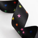 Ruby Star 1.5" Webbing - Starry Vivid Black