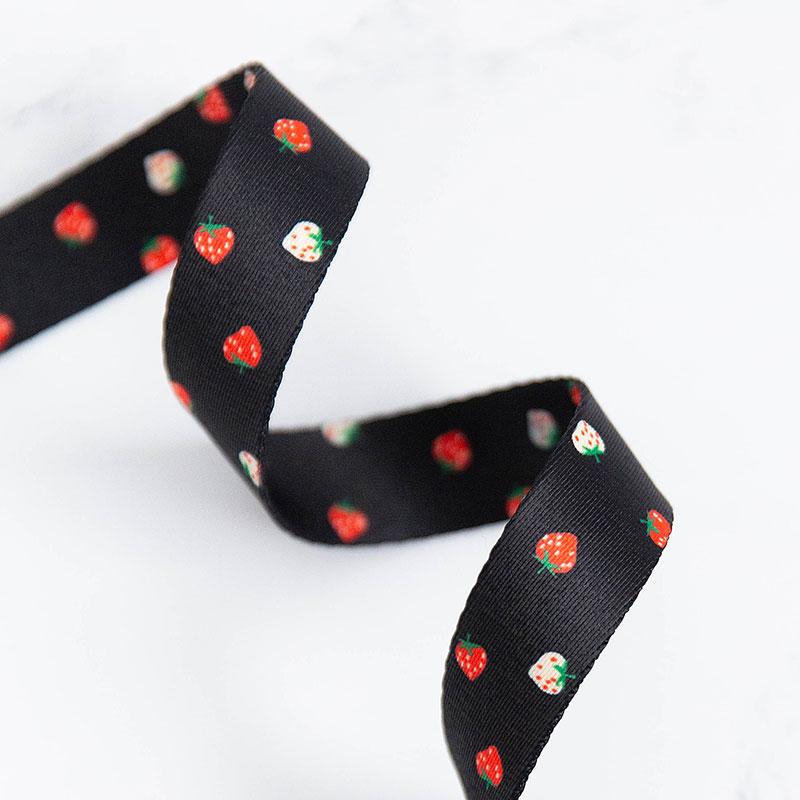 Ruby Star 1" Webbing - Mini Berry Black