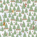 Christmas at Pooh Corner - Christmas Trees - Green/Snow