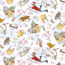 Christmas at Pooh Corner Minky - Dear Santa - Snow