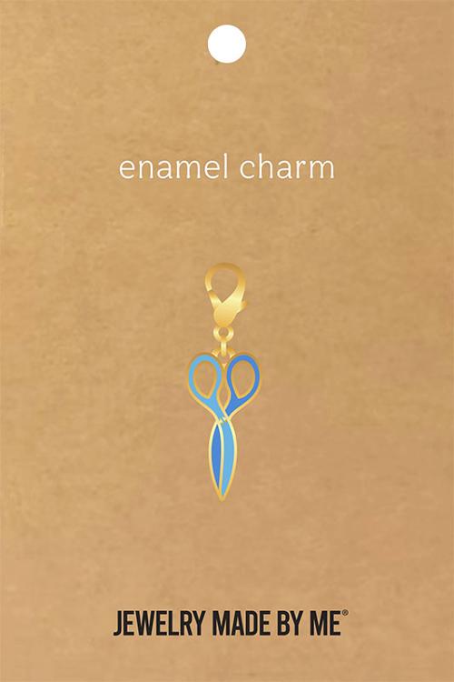 Enamel Charm - Scissors