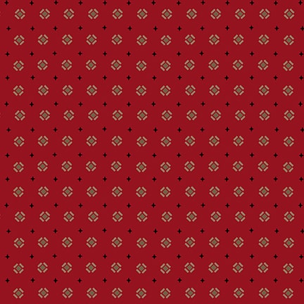 Quiet Grace - Tilted Boxes - Cranberry
