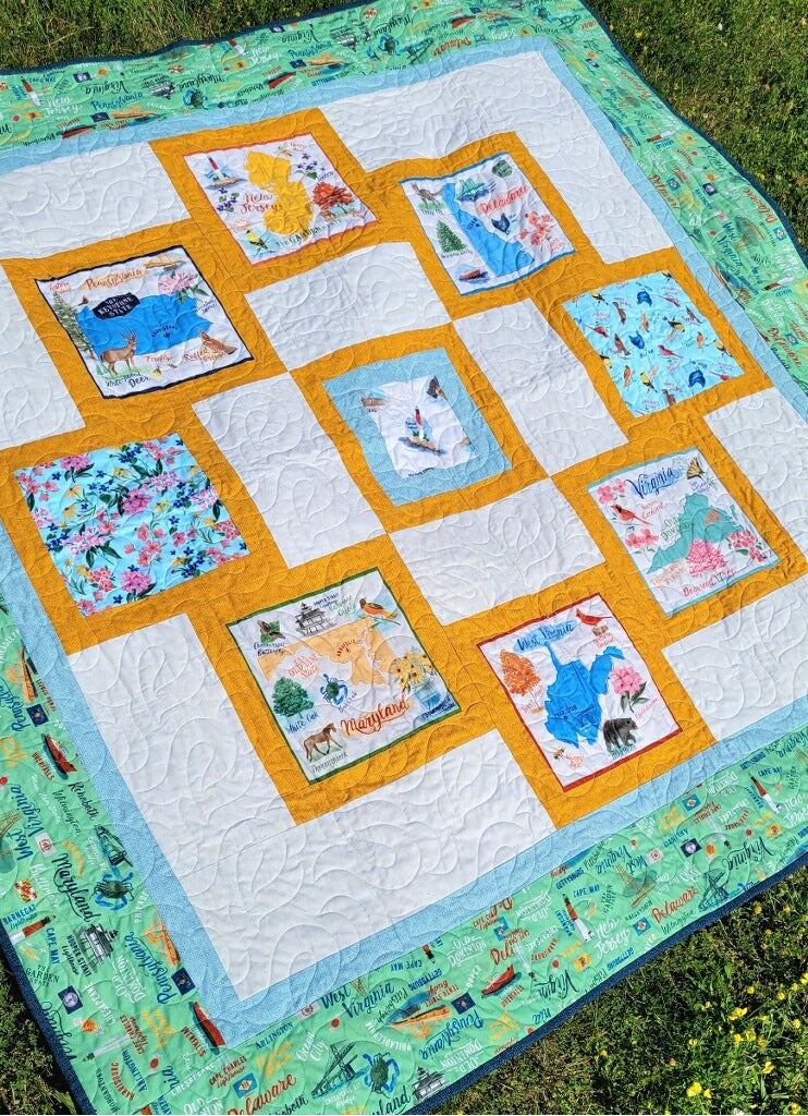 All Mid-Atlantic Shop Hop Quilt