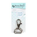3/4" D Ring & Swivel Clip - Nickel