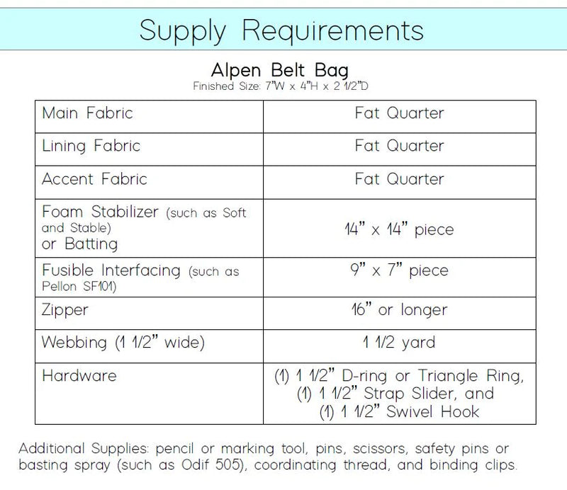 Alpen Bag