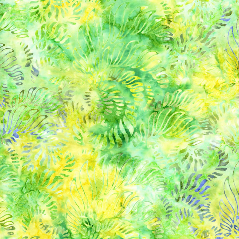 Tonga Mariposa - Spiraling Tropical Leaves - Grass