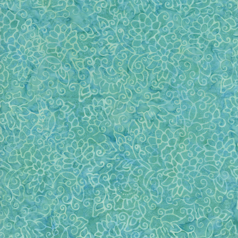 Tonga Surfside - String Vines - Teal