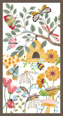 Nature's Symphony - 24" Panel - White