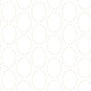 The Bright Side - Star Ovals - White on White