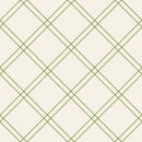 The Bright Side - Windowpane Plaid - White