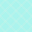 The Bright Side - Windowpane Plaid - Turquoise