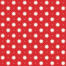 The Bright Side - Eight Point Star and Check - Red