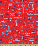 All Mid-Atlantic Shop Hop 2025 - Patriotic Words - Multi