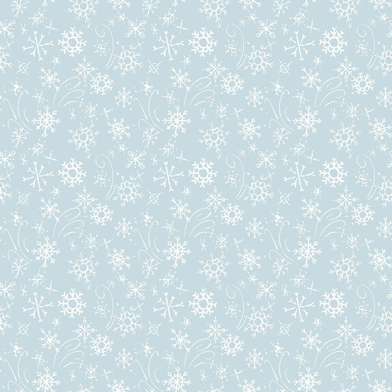 Santa's Tree Farm - Snowflakes - Sky