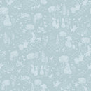 Peter Rabbit and Benjamin Bunny - Tonal Garden - Blue
