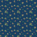 Summer's In Town - Floral - Navy